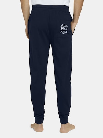 Pantalon de pyjama TOM TAILOR en bleu