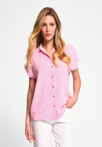 Peter Hahn Blouse in Roze: voorkant