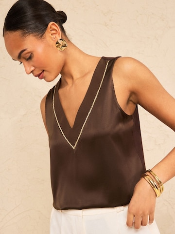 love & roses Top in Brown