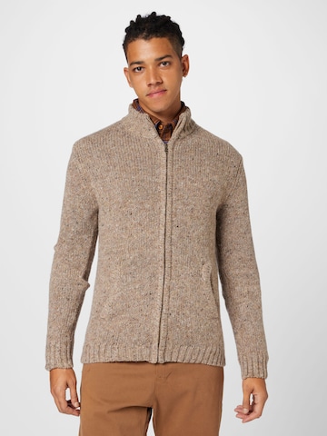 Vestes en maille 'WILL' Key Largo en beige : devant