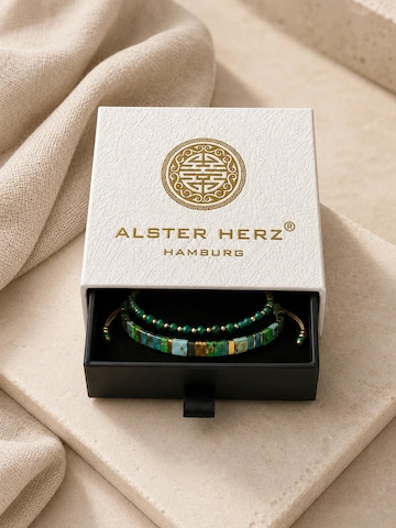 Alster Herz Rannekoru 'Set "Ibiza Summer"' värissä vihreä