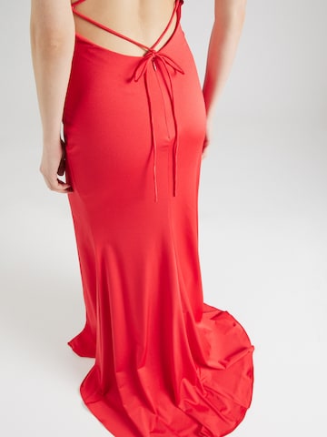 Robe de soirée Laona en rouge