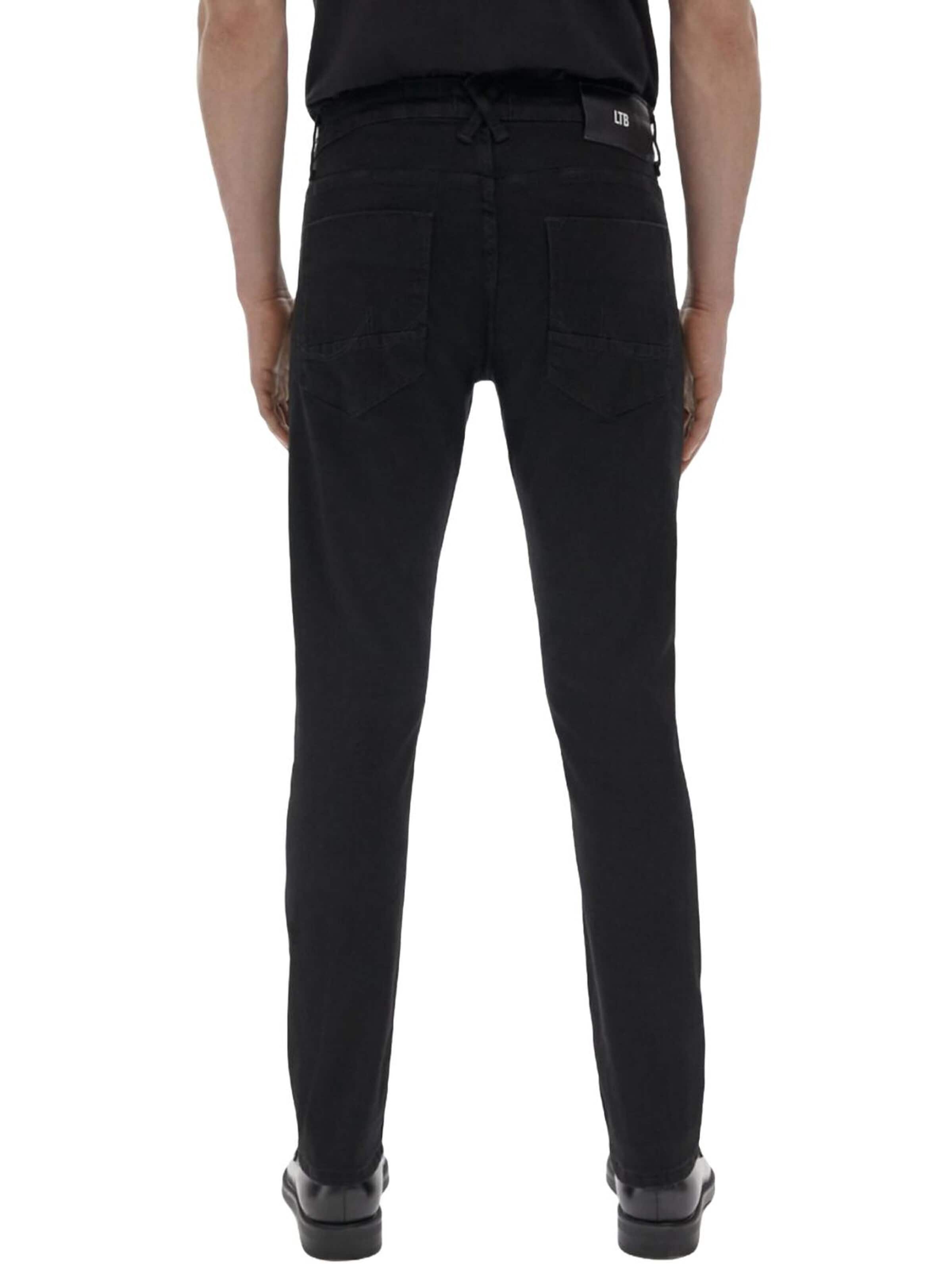 LTB Jeans - Slimfit Vaquero 'LTB Jeans Herren Joshua Skinny Leg Low Waist Jeanshose' en negro