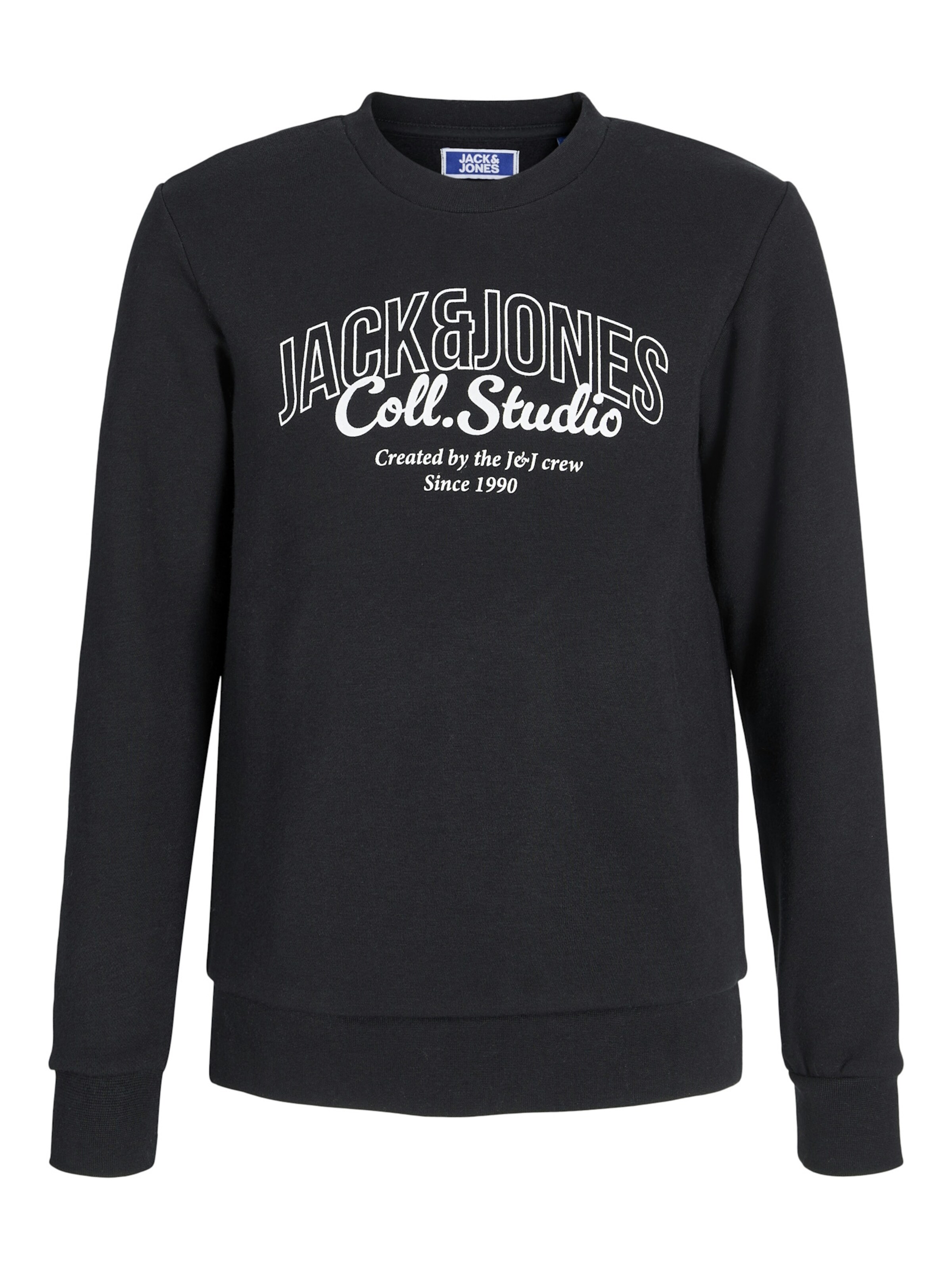 Jack & Jones Junior Sweatshirt in Black: front