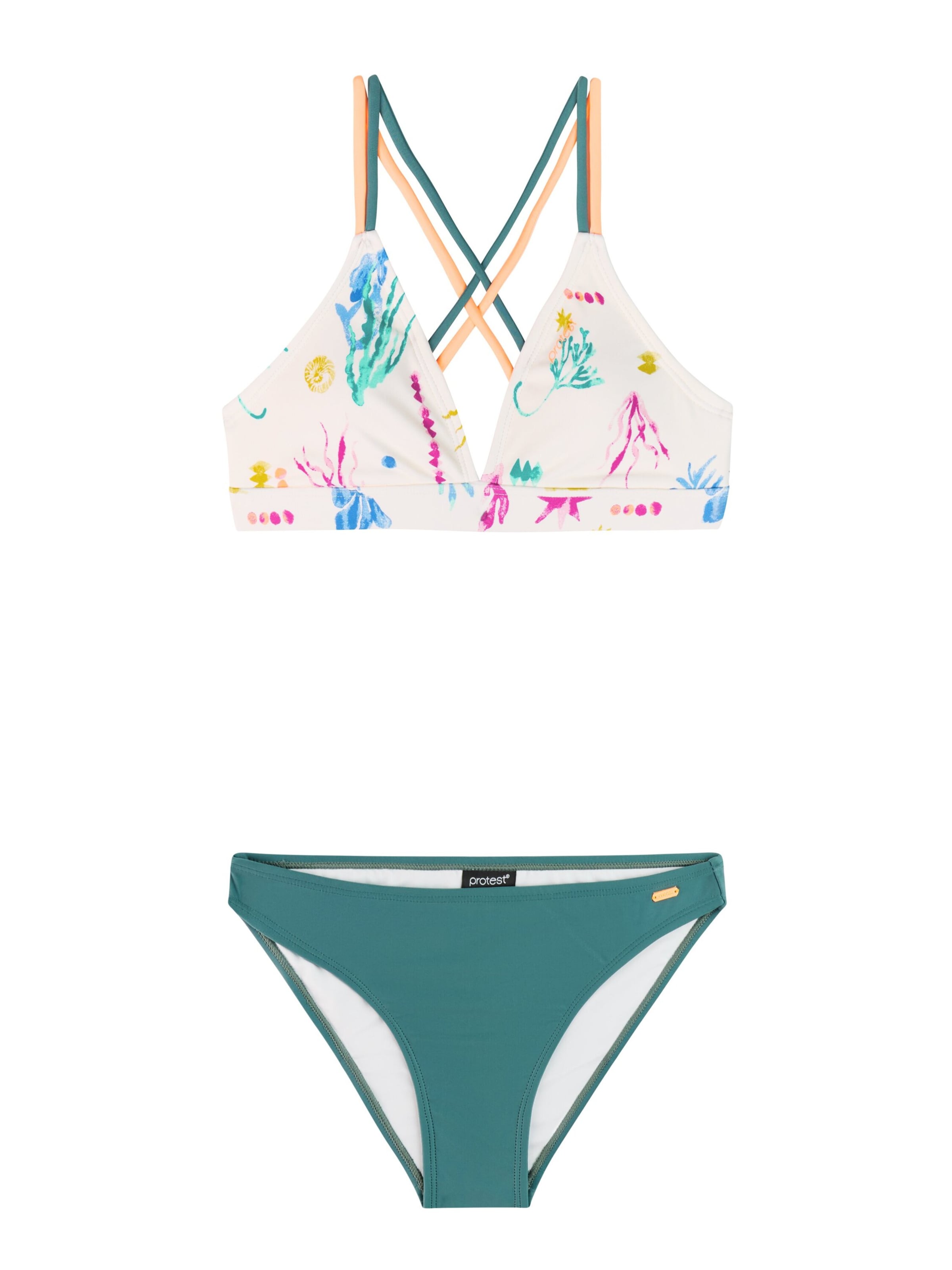 PROTEST Triangel Bikini 'PRTSol JR'‌‌‌‌‌‌‌‌‌‌ in Grün: Vorderseite