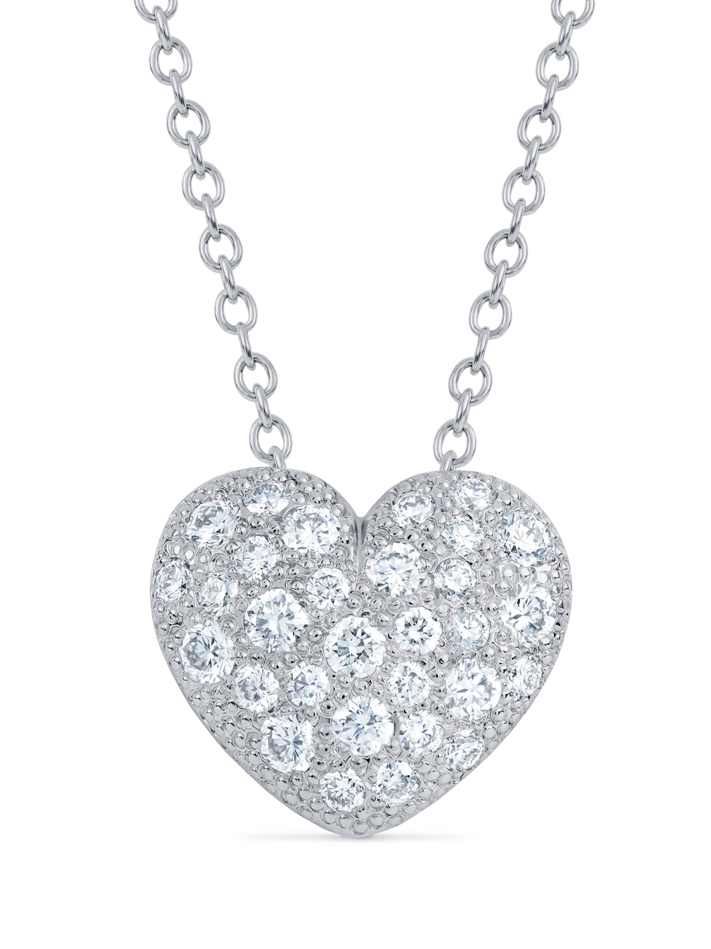 57emozioni Necklace 'Diamond' in Silver: front