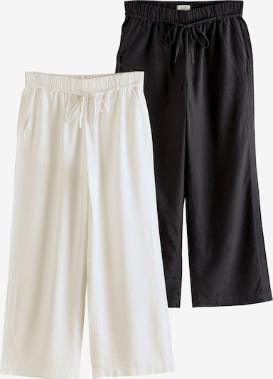 Kelnės iš Next, spalva – juoda / vilnos balta, Prekių apžvalga