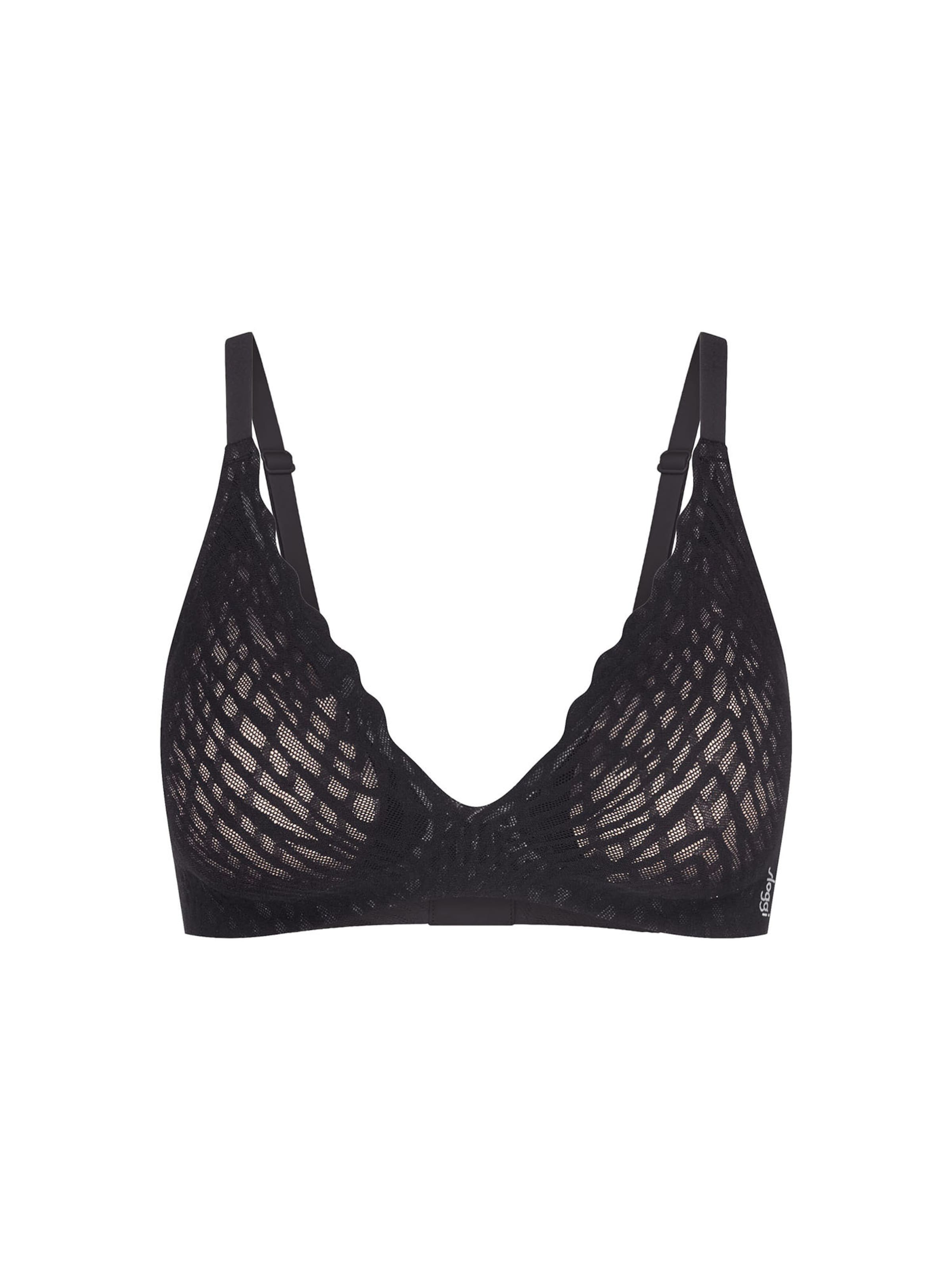 SLOGGI BH ' Blue ZERO Feel Bliss THE UP ' in Zwart: voorkant