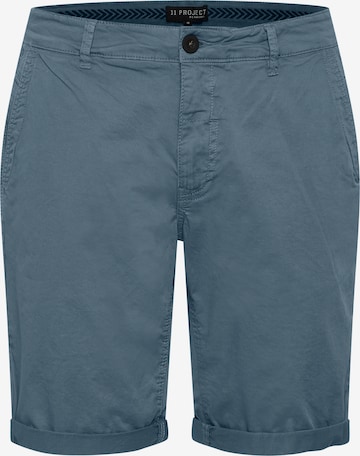 11 Project Regular Broek 'PRSiljan' in Blauw: voorkant