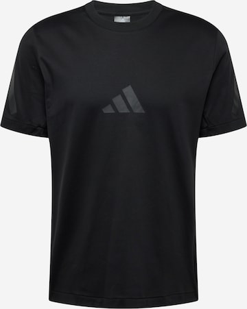 ADIDAS SPORTSWEAR Performance shirt 'Z.N.E.' in Black: front