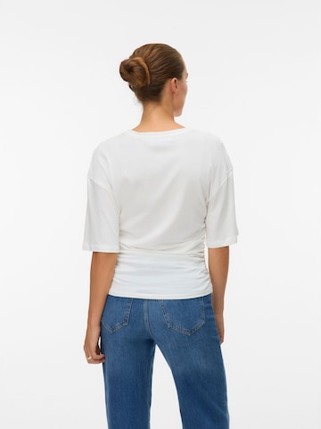 VERO MODA Тениска 'VMNAVARO' в бяло