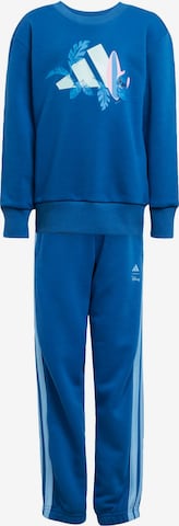 ADIDAS SPORTSWEAR Тренировочный костюм 'Adidas x Disney Lilo and Stitch' в Синий: спереди
