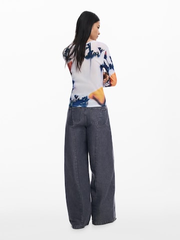 Desigual Μπλουζάκι 'Poppy' σε λευκό