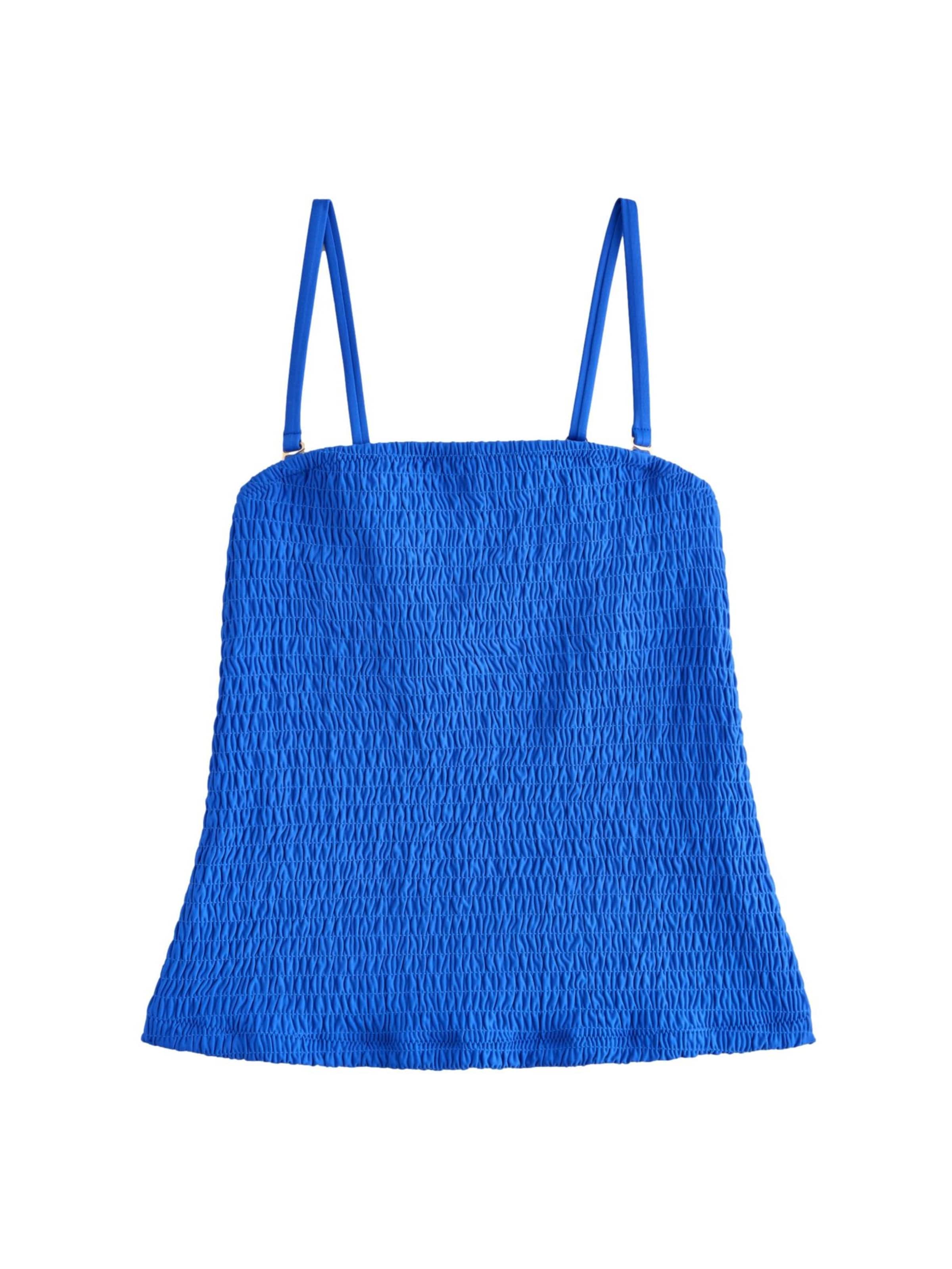 Next Bralette Bikini top in Blue: front