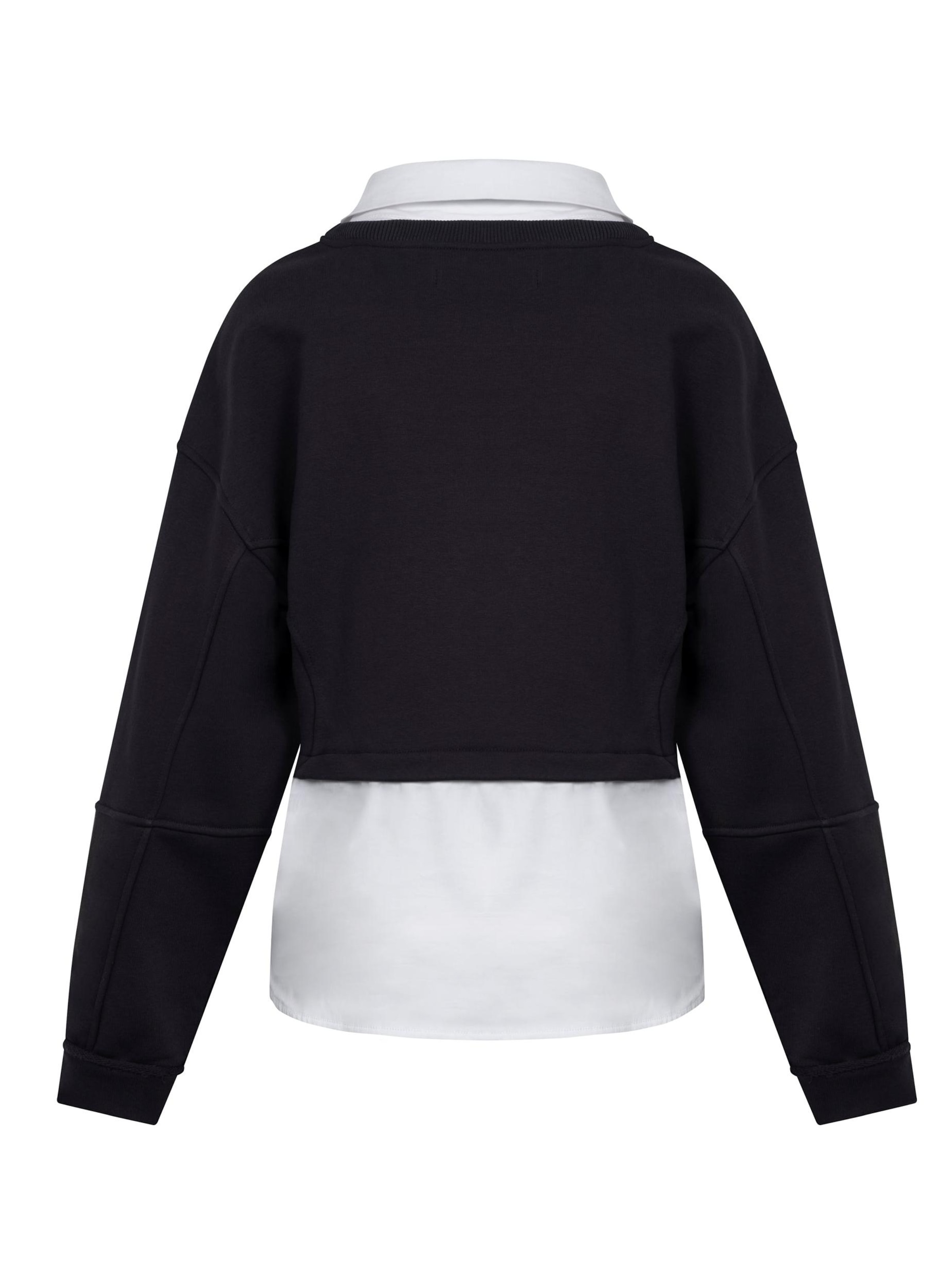 Sweat-shirt 'LAYA SWEATSHIRT BEIGE' FEMSSY en gris