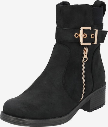 Palado Ankle Boots 'Okolae' in Black: front