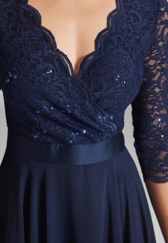 SWING Cocktailjurk in Blauw
