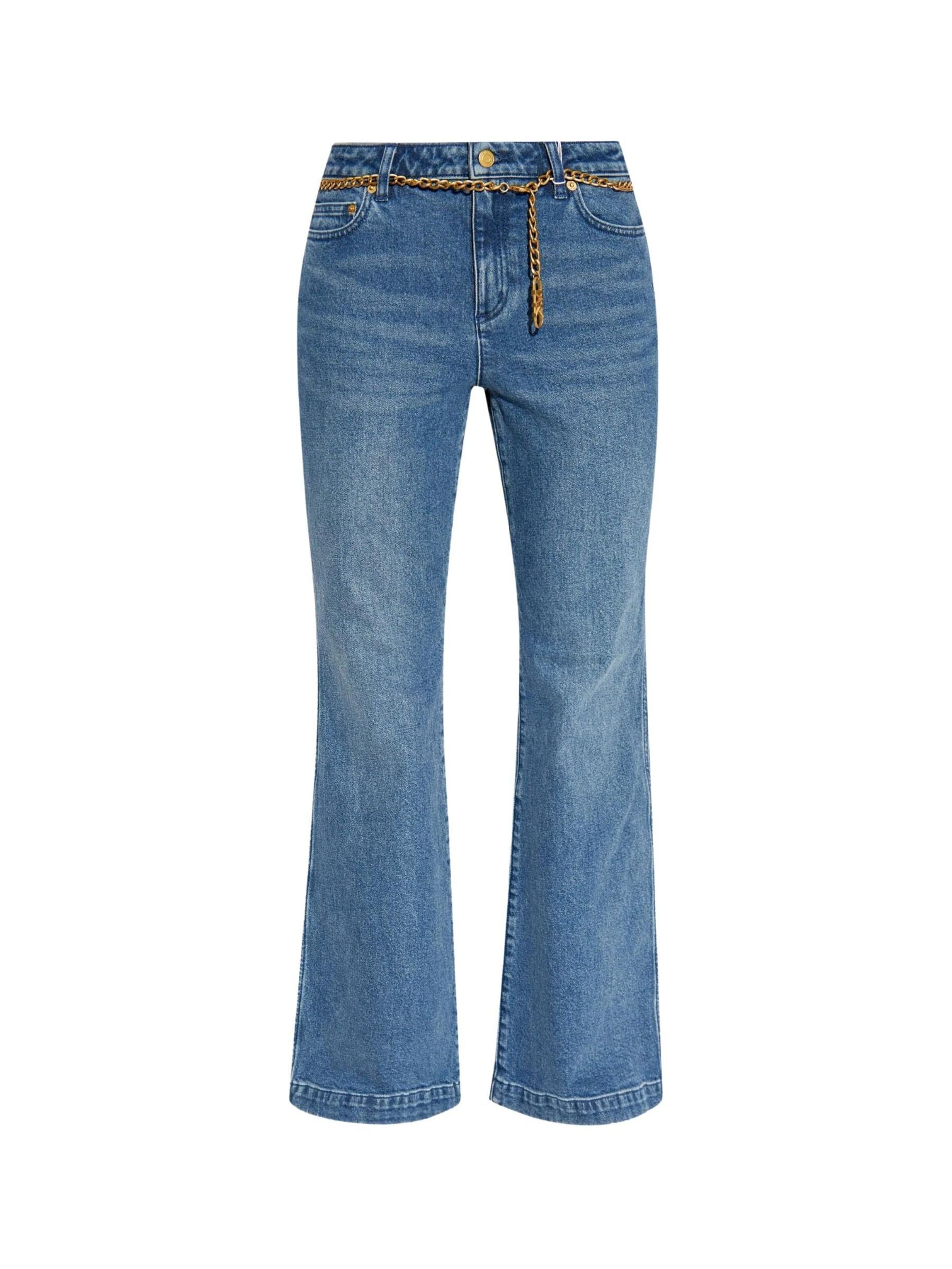 Michael Kors - Bootcut Vaquero en azul: frente