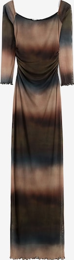 Bershka Mekko värissä sininen / ruskea / khaki / roosa, Tuotenäkymä