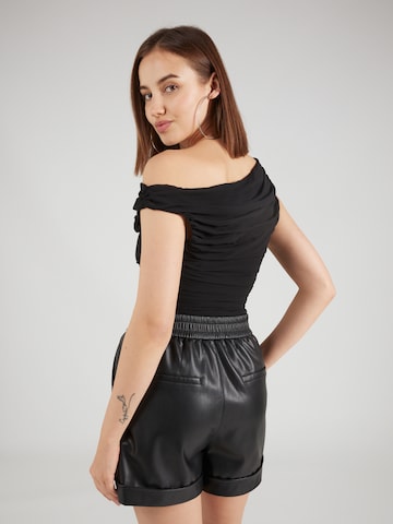 Misspap Blouse Bodysuit in Black