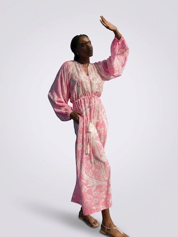 Robe 'Robe Longue Ursula' Miss June en rose