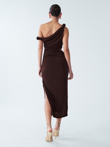 BWLDR Dress 'Maree' in Brown: back
