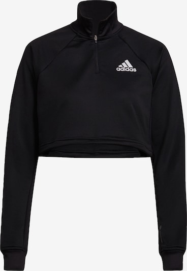 ADIDAS SPORTSWEAR Λειτουργικό μπλουζάκι 'Melbourne Shrug' σε μαύρο / λευκό, Άποψη προϊόντος