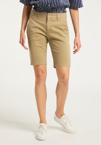 Regular Pantalon DreiMaster Vintage en beige : devant