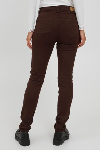 Slimfit Pantaloni chino 'Lomax 1' di Fransa in marrone
