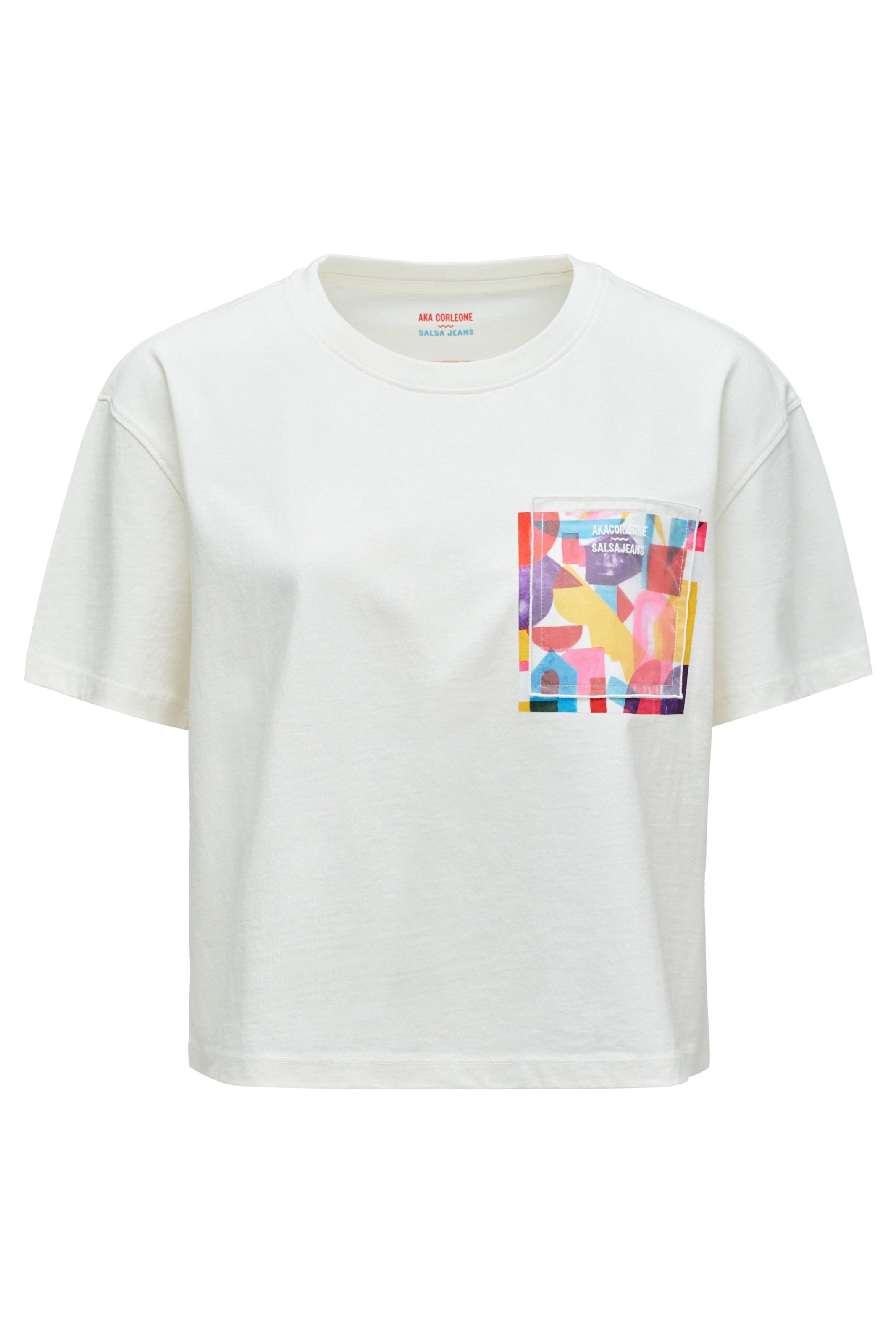 Salsa Jeans Shirt in Wit: voorkant