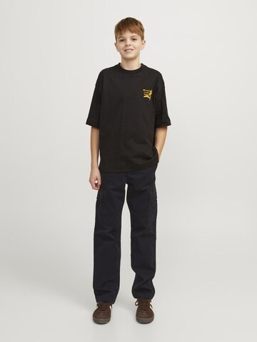 Jack & Jones Junior - Loosefit Pantalón 'JPSTKane JJHarlow' en negro