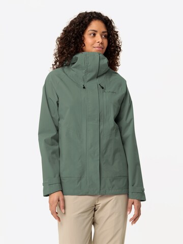 VAUDE Outdoor jacket 'W Comyou Rain J' in Green: front
