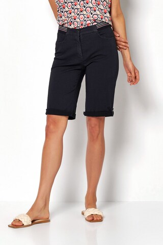 TONI Regular Pants in Blue: front