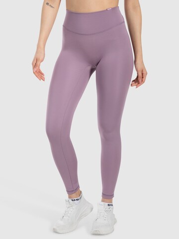 Coupe slim Leggings ' Jaine ' Smilodox en violet : devant