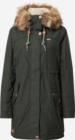 Parka invernale 'TAWNY' di Ragwear in verde: frontale