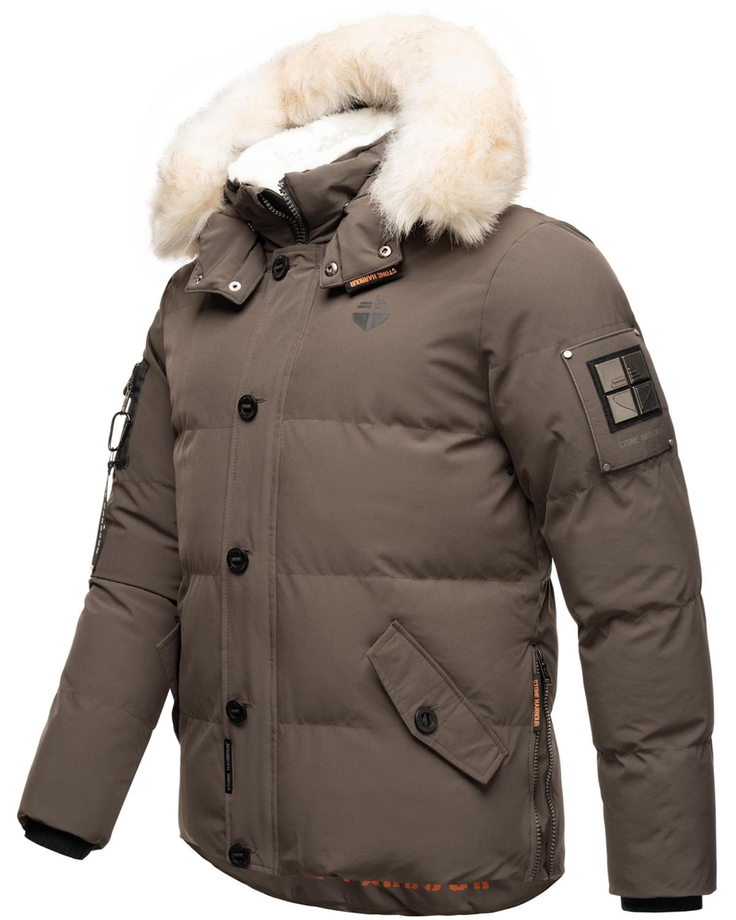 Veste d’hiver 'Halvaar' STONE HARBOUR en gris