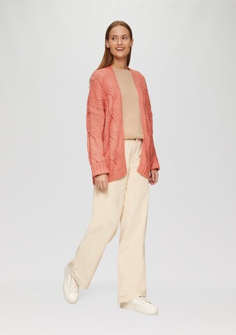 s.Oliver Oversized cardigan in Orange