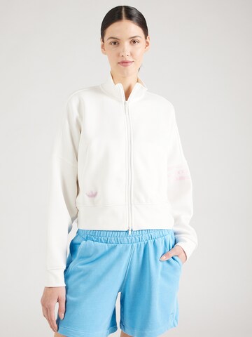 ADIDAS ORIGINALS Sweat jacket 'NEUCL' in White: front