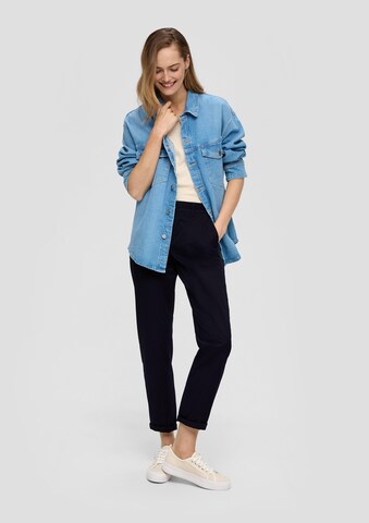 s.Oliver Tapered Chino trousers in Blue