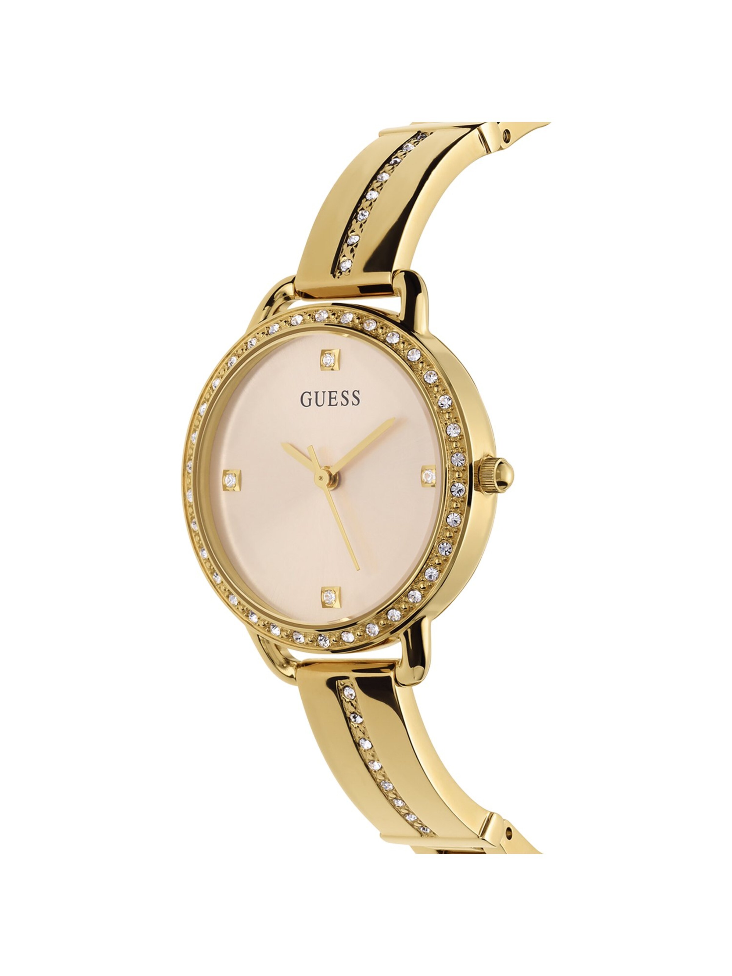 GUESS Analoog horloge 'Design' in Goud