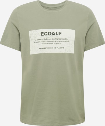 ECOALF T-shirt 'NEW NATAL' i grön: framsida