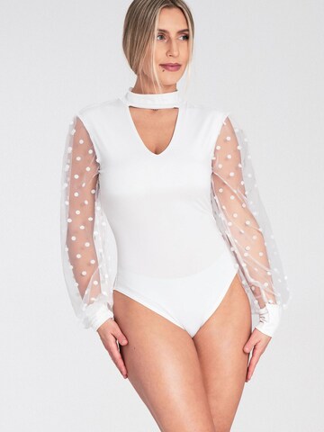 Figl Blouse Bodysuit 'M1081' in White