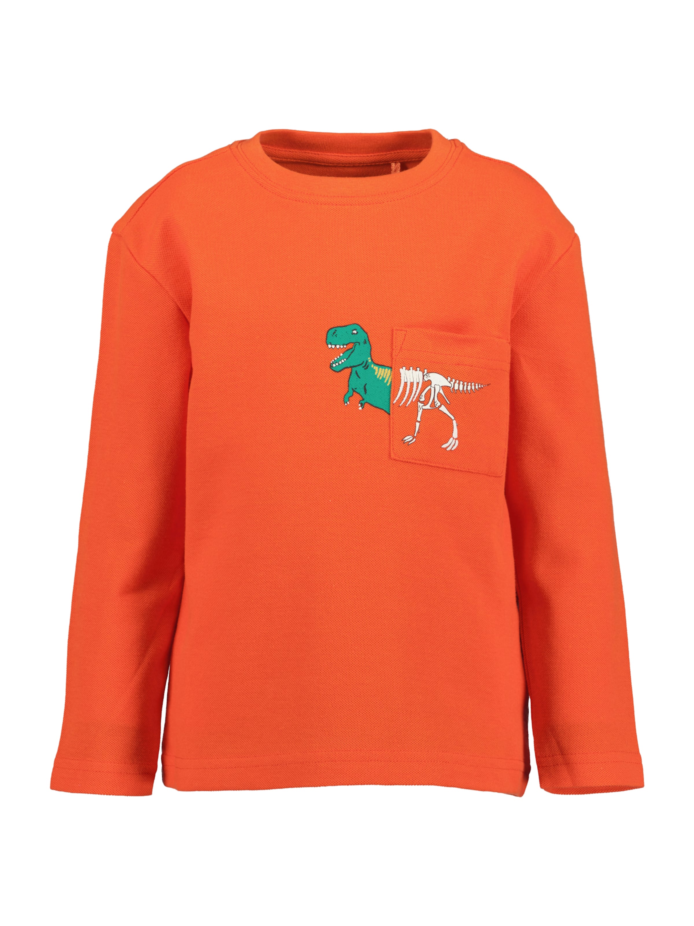 Tricou de la BLUE SEVEN pe portocaliu: față