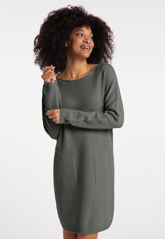 Frieda & Freddies NY Knitted dress in Grey: front
