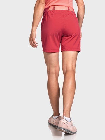 Schöffel Regular Outdoor trousers 'Hestad' in Red