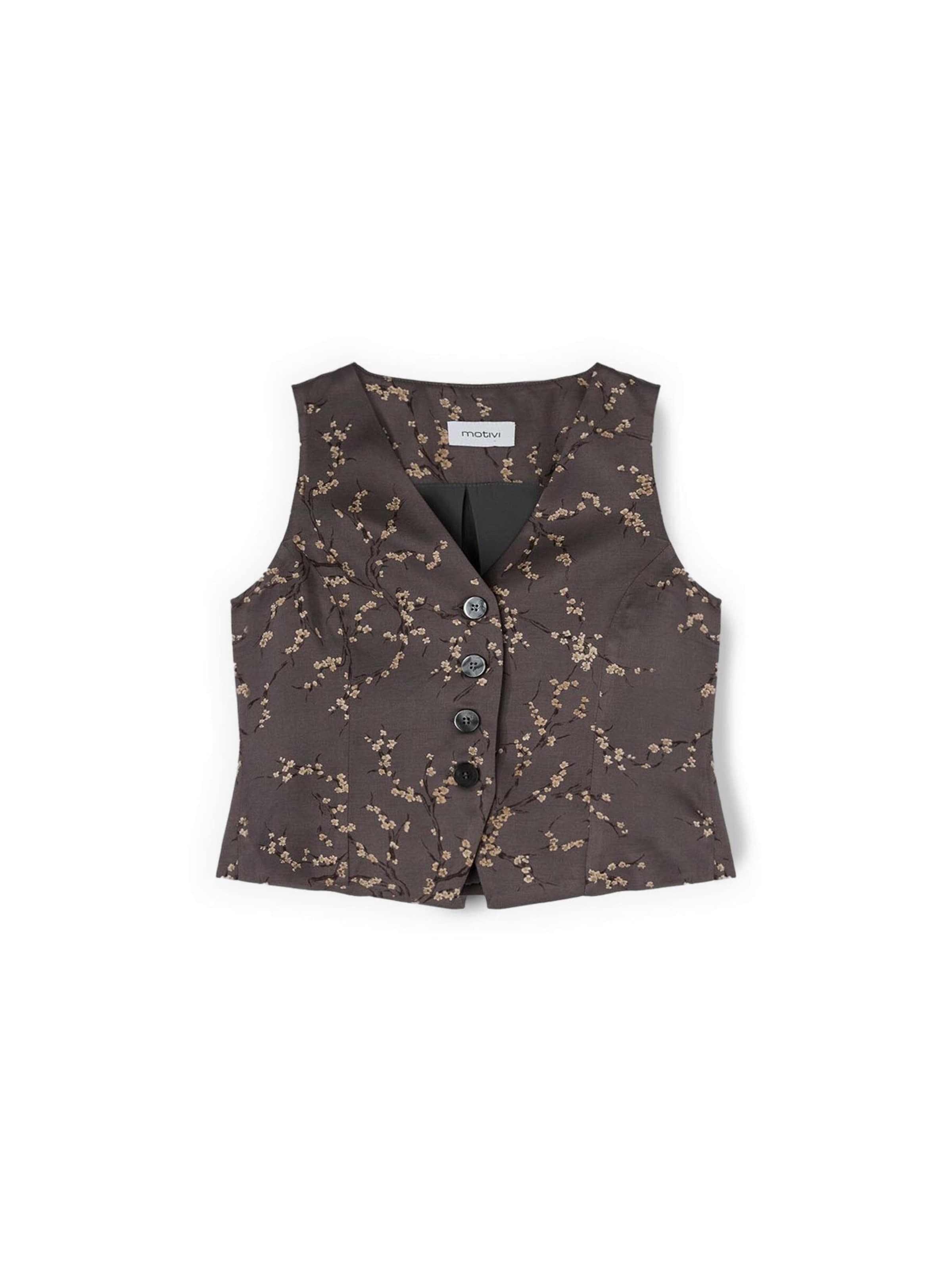 Gilet MOTIVI en gris : devant