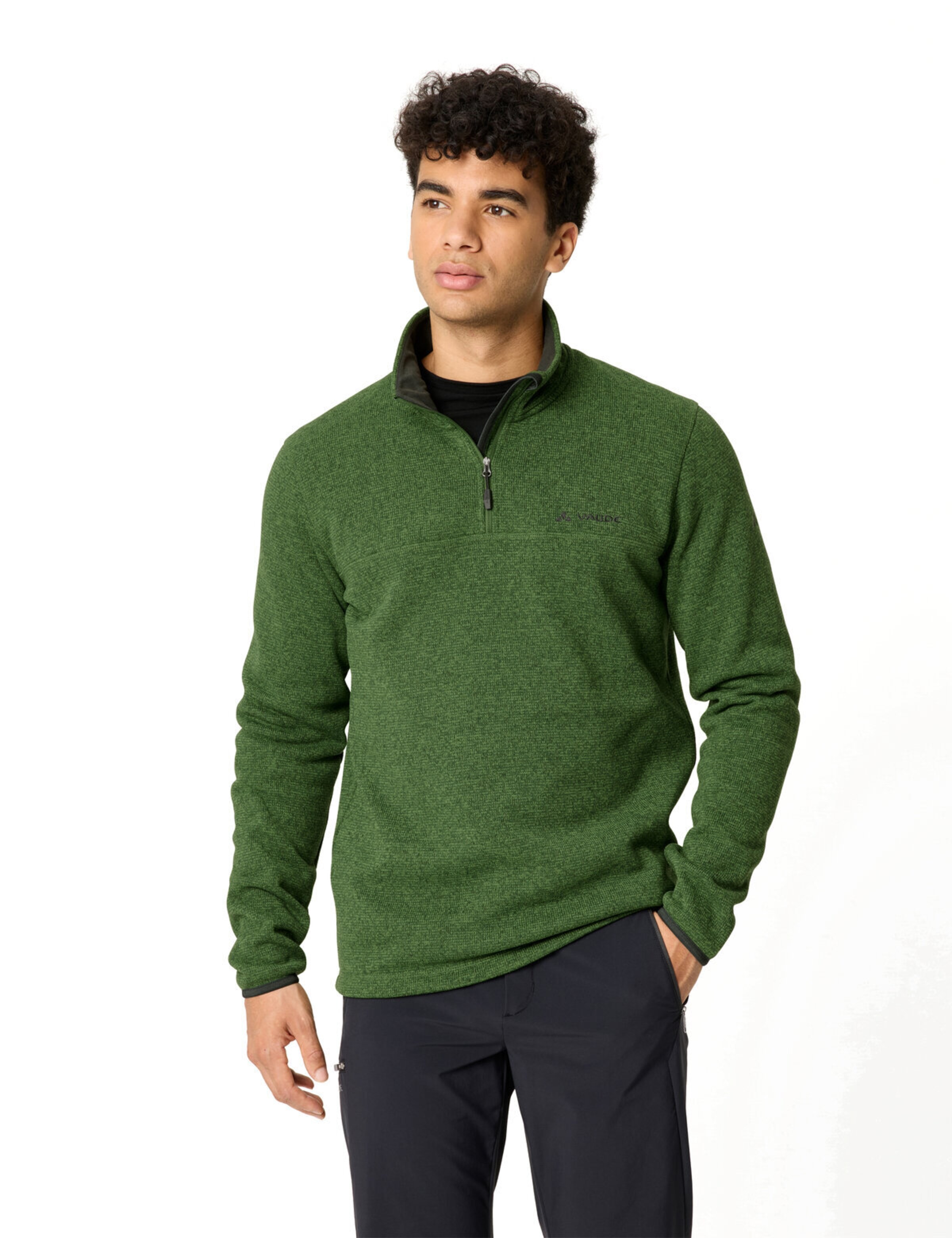 VAUDE Sports sweater 'Rienza III' in Green