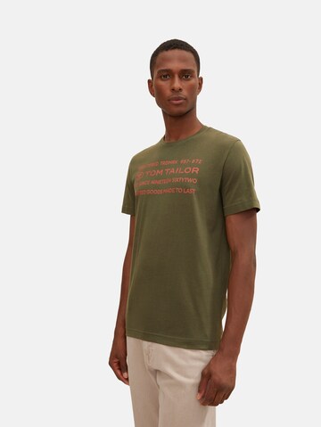 T-Shirt TOM TAILOR en vert