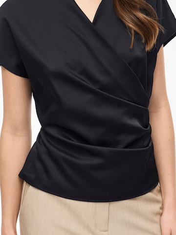 VILA Bluse 'VIElette' i sort