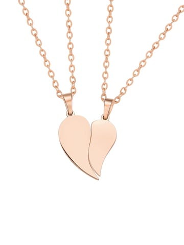 Hey Happiness Sieraden set 'Connected Love Hearts' in Goud